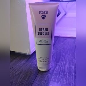 Pink Victoria's secret urban bouquet lotion